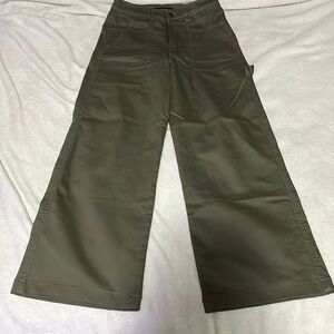 Forever 21 Wide Leg Twill Pants